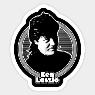 Ken Laszlo /// Retro Italo 80s Fan Design Sticker